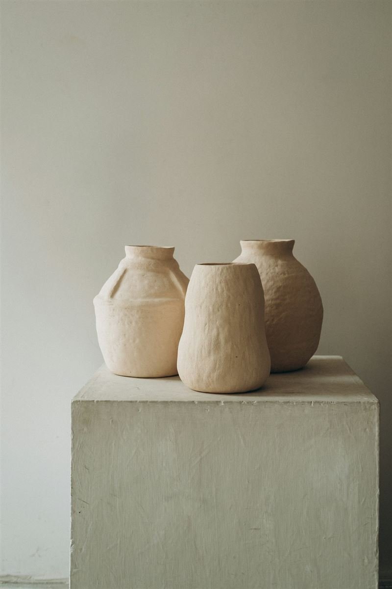 Clay vase set